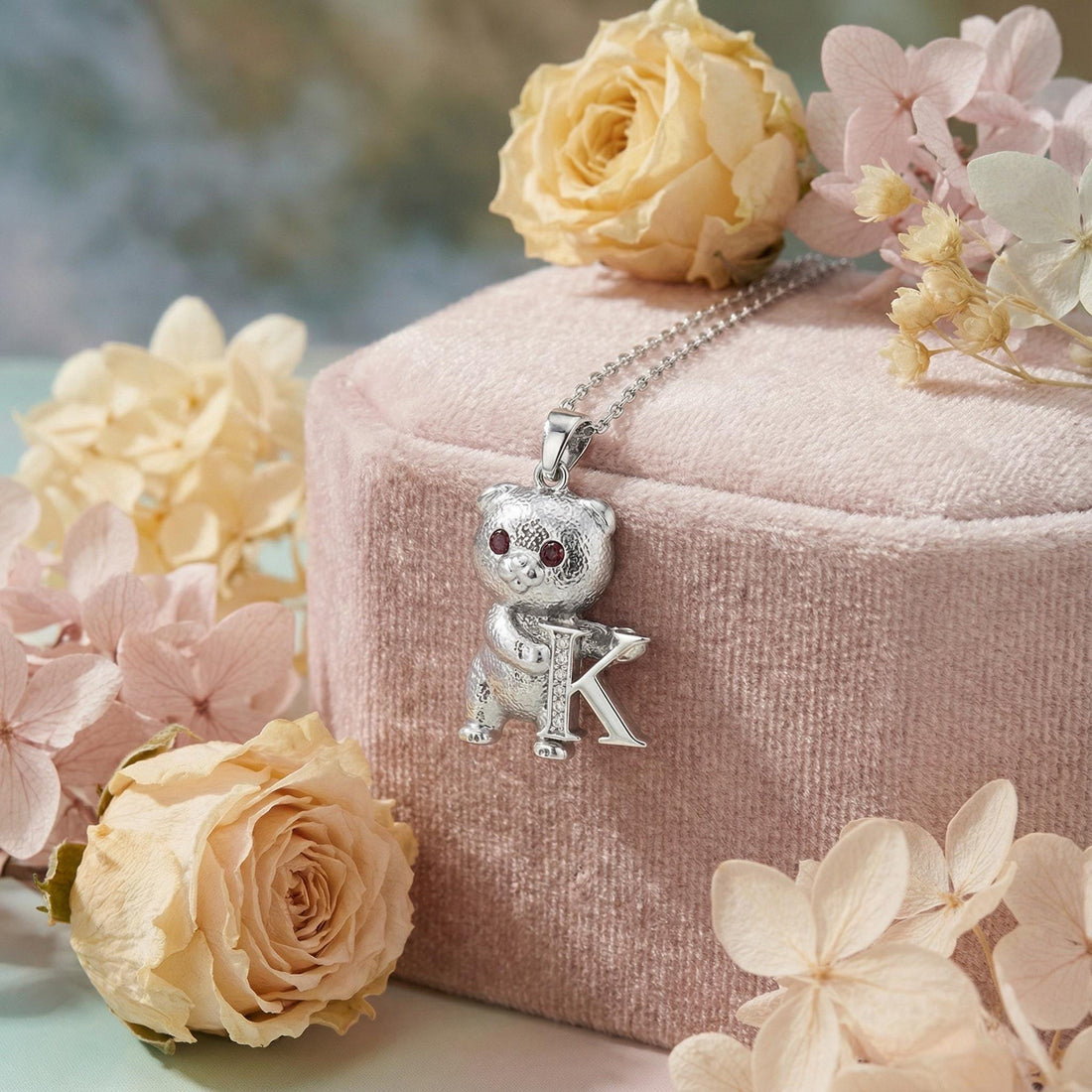 Personalized Gold Cat Initial Necklace - Custom Sparkling Letter Pendant - 925 Sterling Silver Animal Jewelry - Gift for Cat Lovers